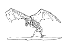 线切割“3D蝙蝠”图纸免费下载