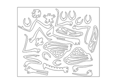 线切割螳螂1,线切割图纸免费下载